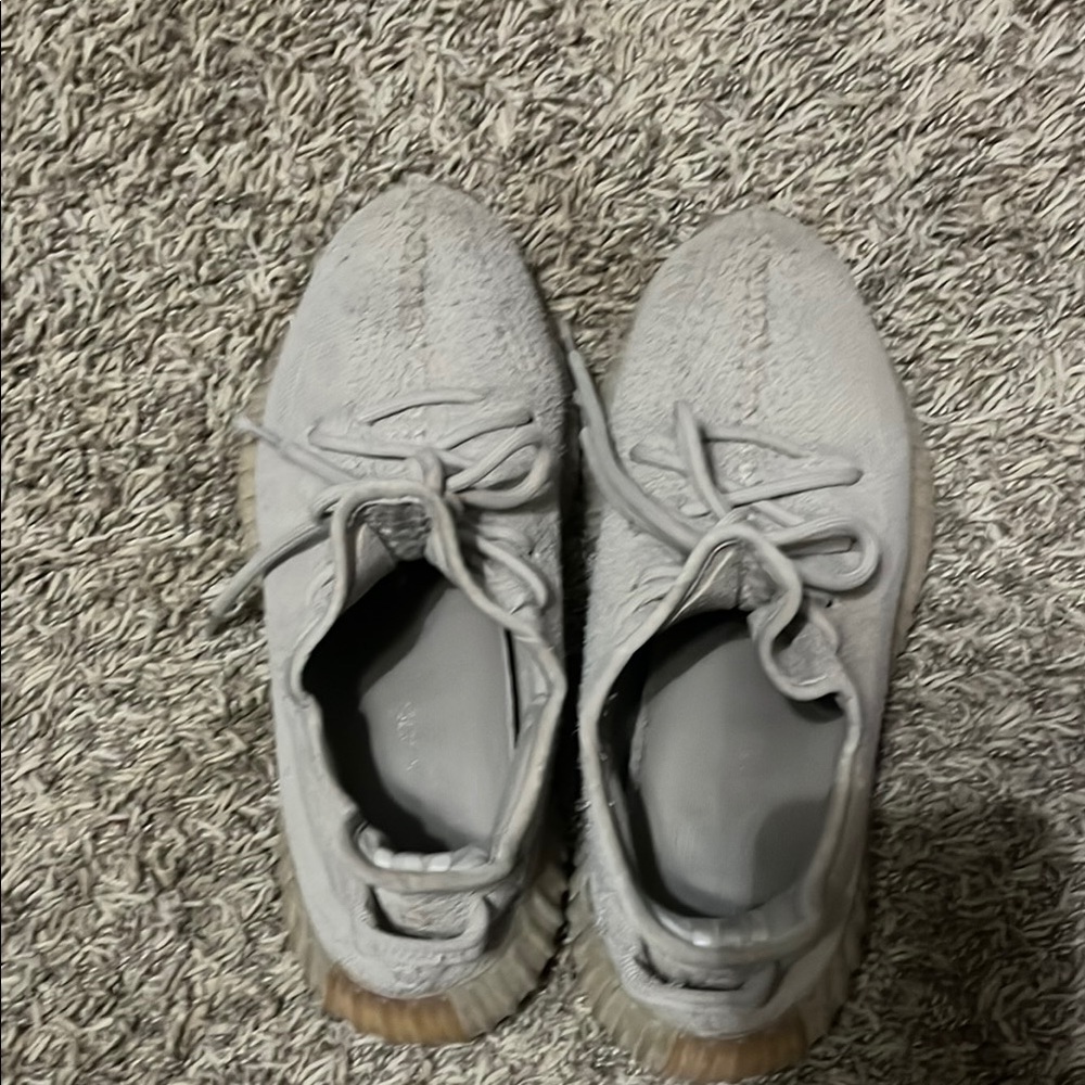 Gray Knit Sneakers